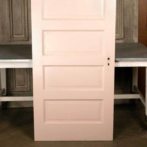 #47085 32x89 Antique 6 Panel Wood Interior Door image 3