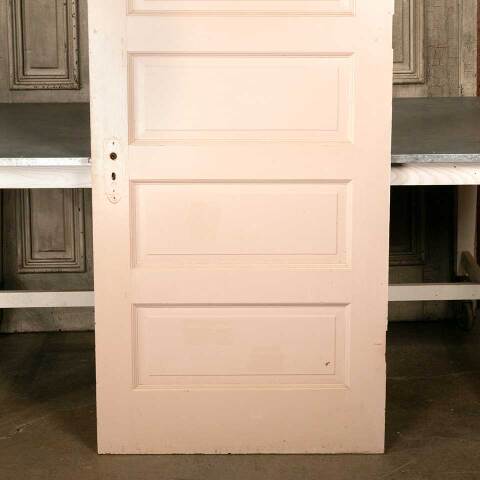 #47085 32x89 Antique 6 Panel Wood Interior Door image 6