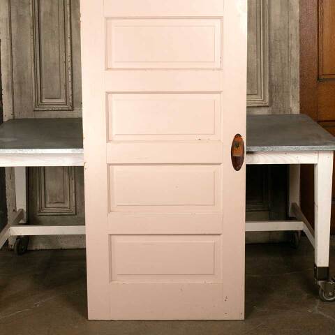 #47086 30x88 Antique 6 Panel Wood Interior Door image 3