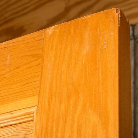 #47088 30x77 Antique 5 Panel Pine Interior Door image 7
