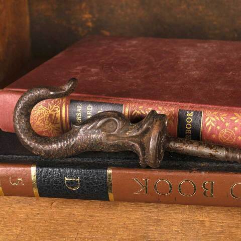 #47117 Antique Cast Iron Dolphin Fish Ceiling Hook image 5