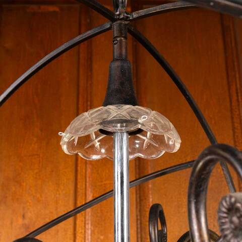 #47120 Modern Metal Sphere 5 Light Chandelier image 3