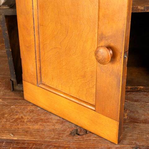 #47122 Salvaged Antique Wood Laundry Chute Door image 3