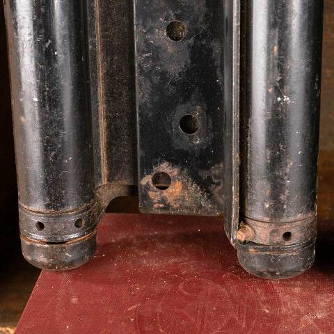 #47147 Antique Heavy Duty Spring Loaded Hinges image 3