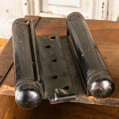 #47147 Antique Heavy Duty Spring Loaded Hinges image 6