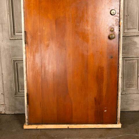 #47226 Antique Arched Top Wood Entry Door image 8