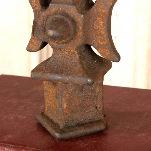 #47244 Antique Cast Iron Fence Finial Ornament image 2
