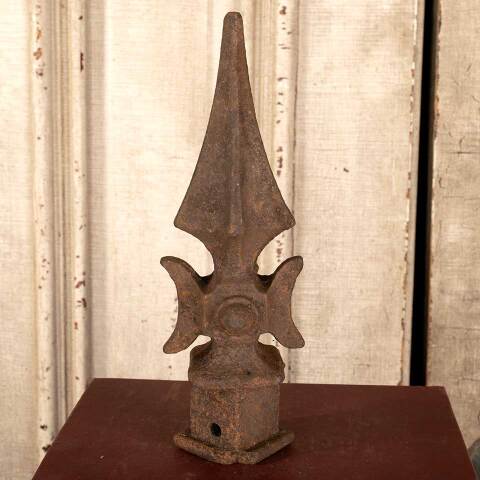 #47244 Antique Cast Iron Fence Finial Ornament image 7