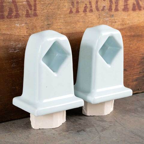 #47252 Vintage Ceramic Towel Bar Holders image 3