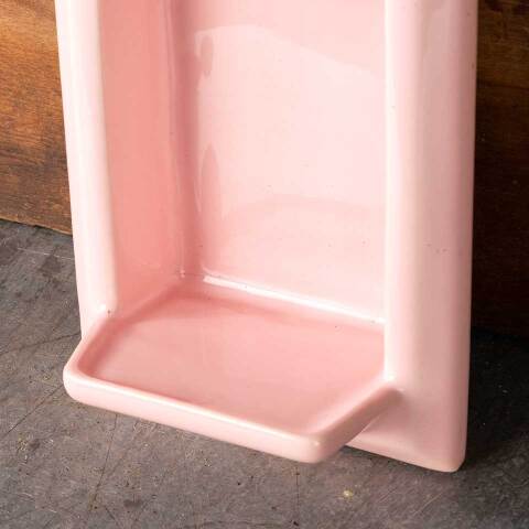 #47268 Vintage Pink Wall Niche Soap Holder image 4