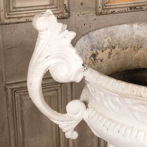 #47274 Pair of Cast Aluminum Garden Planter Urns image 4