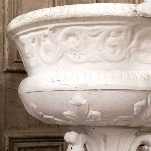 #47274 Pair of Cast Aluminum Garden Planter Urns image 3