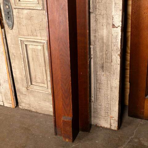 #47288 60x62 Antique Wood Fireplace Mantel image 7