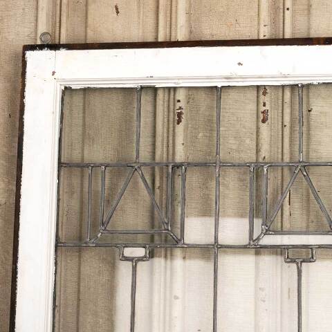 #47290 Salvaged Antique Leaded Glass Window Sash image 3