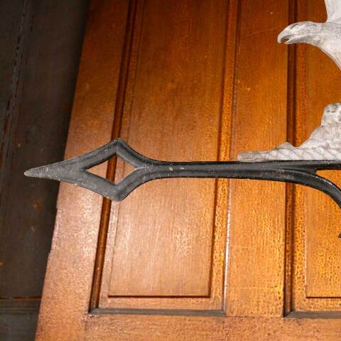 #47291 Vintage Cast Aluminum Eagle Weathervane image 6