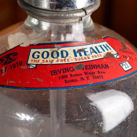 #47292 Antique Etched Glass W. Wolk Seltzer Bottle image 3