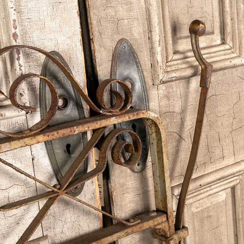 #47299 Salvaged Antique Wrought Iron Garden Gate image 3