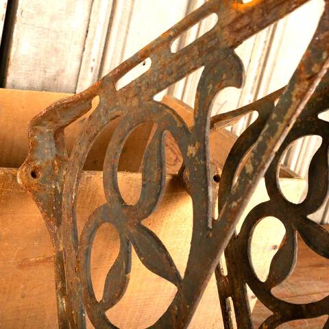 #47323 Antique Cast Iron Marble Top Sink Brackets image 5