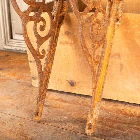 #47324 Antique Cast Iron Marble Top Sink Brackets image 2