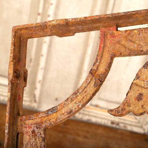 #47328 Antique Cast Iron Marble Top Sink Brackets image 7