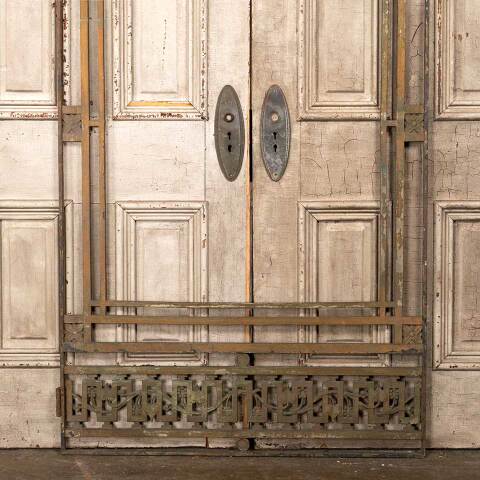 #47403 Antique Metal Architectural Building Panel image 6