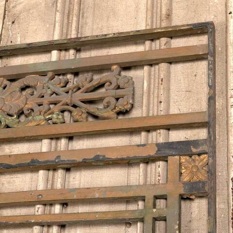 #47403 Antique Metal Architectural Building Panel image 5