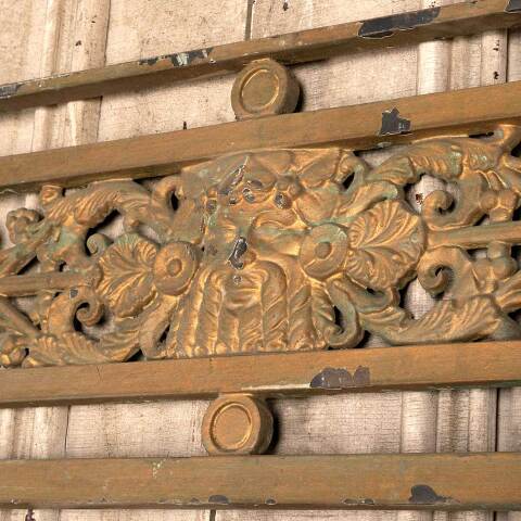 #47403 Antique Metal Architectural Building Panel image 3