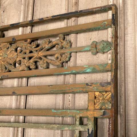 #47403 Antique Metal Architectural Building Panel image 4