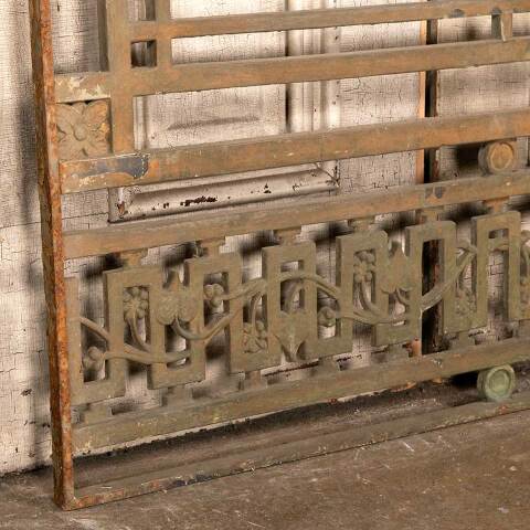 #47403 Antique Metal Architectural Building Panel image 7