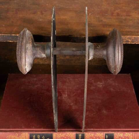 #47460 Antique Oval Beaded Door Hardware Set image 5