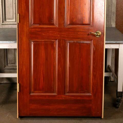 #47485 36x80 4 Panel Wood Interior Door & Jamb image 3