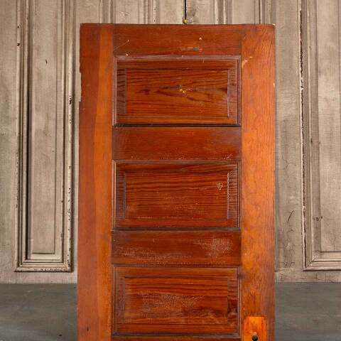 #47526 24x72 Antique 5 Panel Pine Interior Door image 2