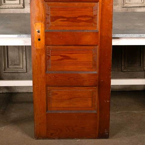 #47526 24x72 Antique 5 Panel Pine Interior Door image 6