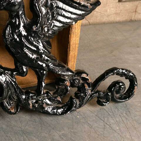 #47549 Vintage Cast Iron Architectural Ornament image 5