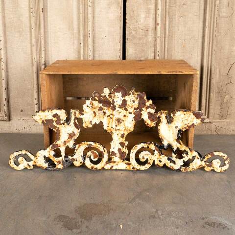 #47549 Vintage Cast Iron Architectural Ornament image 7
