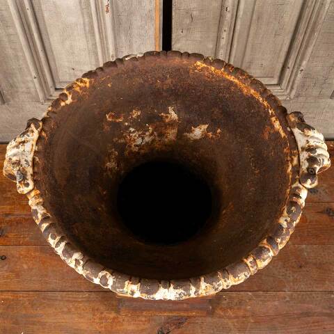 #47555 Cast Iron Garden Planter Urn on Pedestal image 2