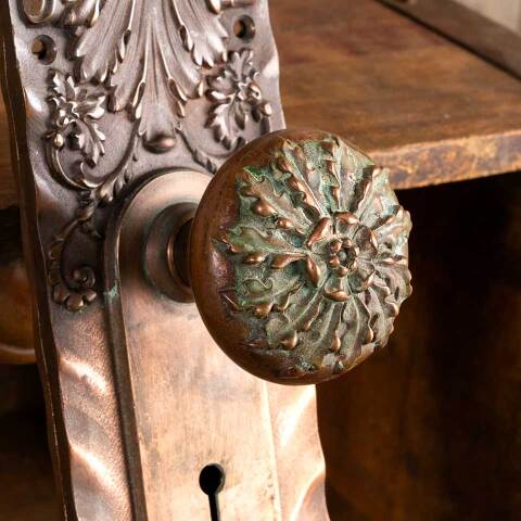 #47607 Antique Russell & Erwin Entry Doorknob Set image 6