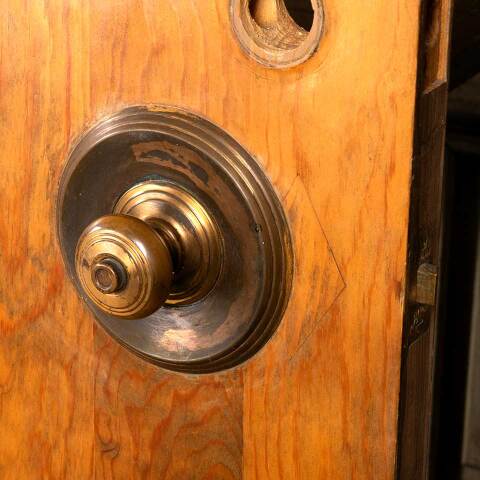 #47613 36x83 Salvaged Vintage Wood Entry Door image 8