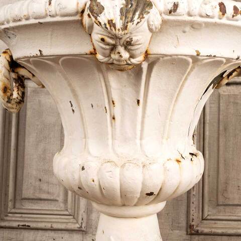 #47614 Cast Iron Garden Planter Urn on Pedestal image 3