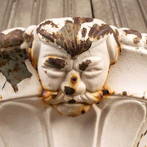 #47614 Cast Iron Garden Planter Urn on Pedestal image 4