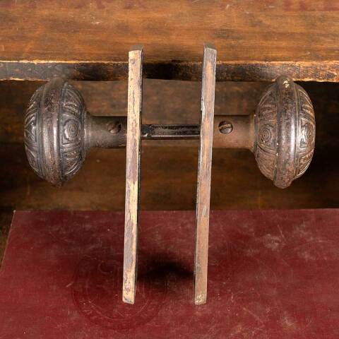 #47628 Antique Cast Iron Lockwood Door Hardware image 3