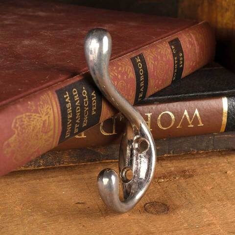 #47630 Salvaged Chrome Wall Mount Hat/Coat Hook image 6