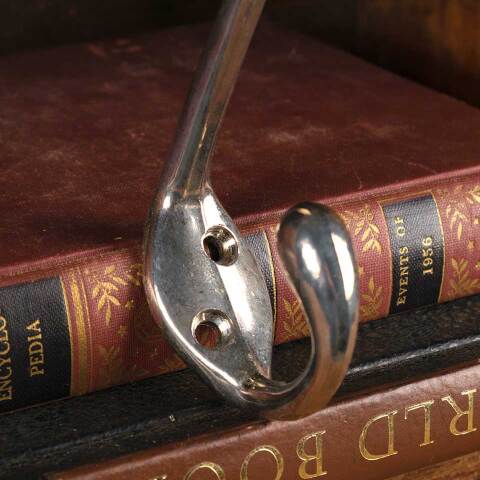 #47631 Salvaged Chrome Wall Mount Hat/Coat Hook image 3