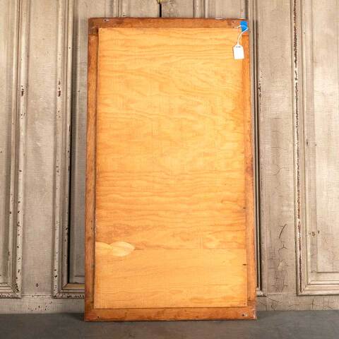 #47709 Antique Oak Framed Beveled Glass Mirror image 8