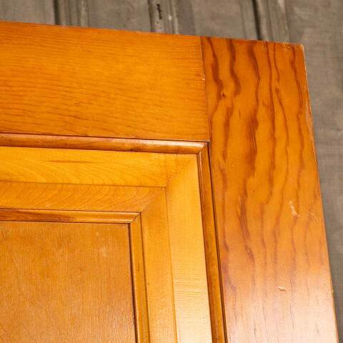 #47728 24x79 Salvaged Antique 1 Panel Interior Door image 4