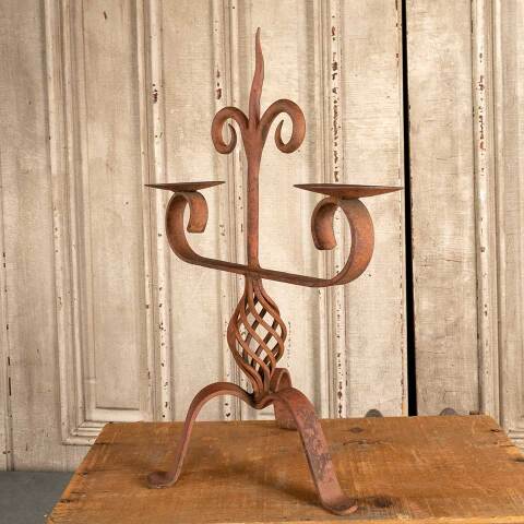 #47769 Wrought Iron Candle Holder image 4