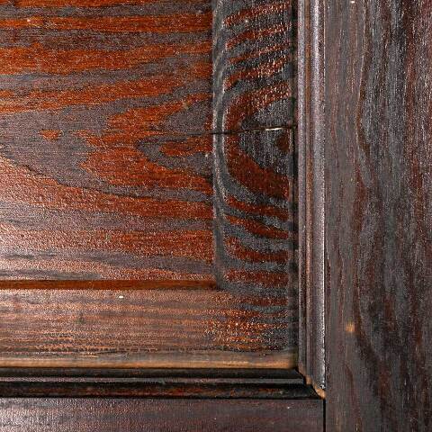 #47786 65x90 Antique 6 Panel Pine Pocket Doors image 8