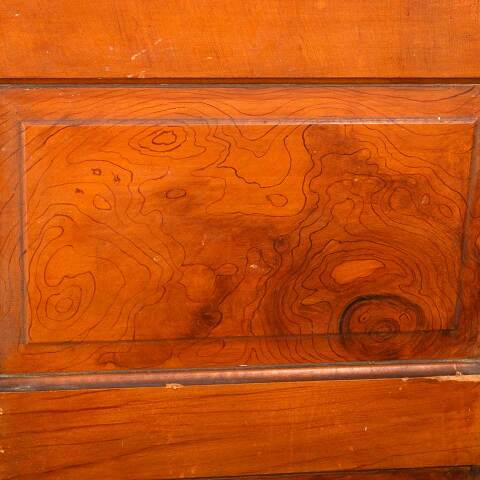 #47792 61x91 Antique 5 Panel Wood Pocket Doors image 5