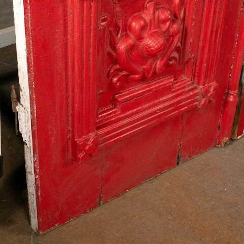 #47793 58x95 Antique Victorian Wood Entry Doors image 5