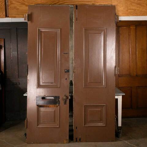 #47793 58x95 Antique Victorian Wood Entry Doors image 6